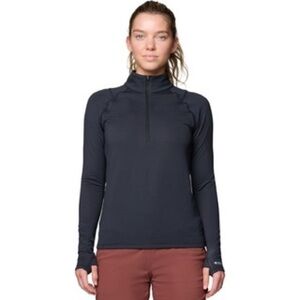 Mountain Hardwear Crater Lake Heavyweight Half-Zip Top – Women’s XL – Black